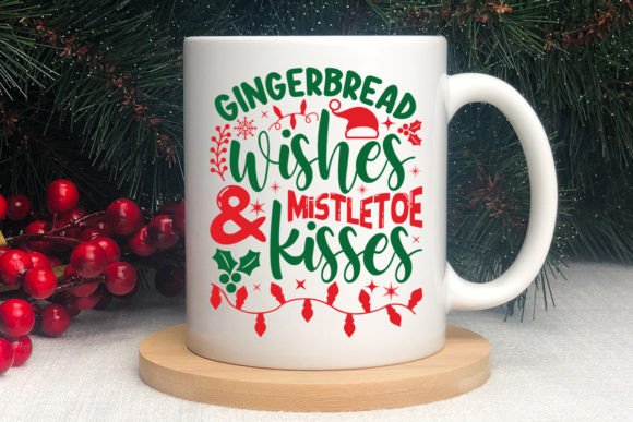 Charming Gingerbread Wishes Mistletoe Kisses