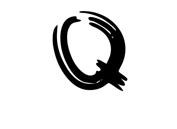 Enhance Your Crafts and Graphics with Old Brush Stroked Mono Letter Q