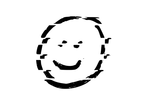Glitch Smilie Emoji Face 1: A Versatile Graphics Asset for Crafters