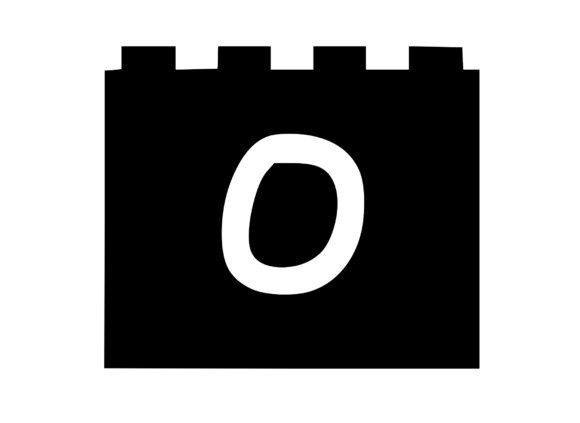 Kids Toy Construction Brick Mono: A Versatile Graphics Asset for Crafts