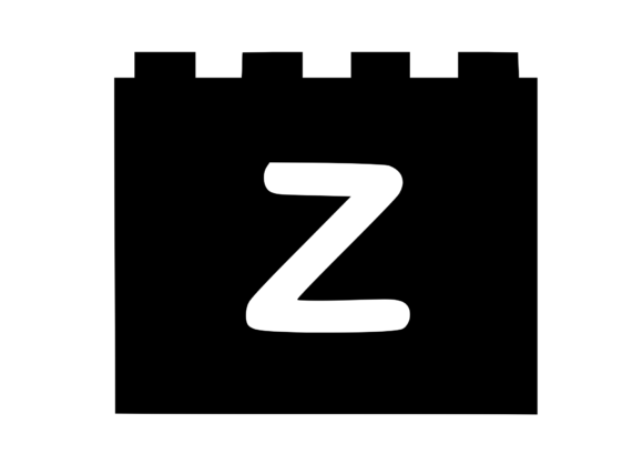 Kids Toy Construction Brick Mono Z for Creative Crafts