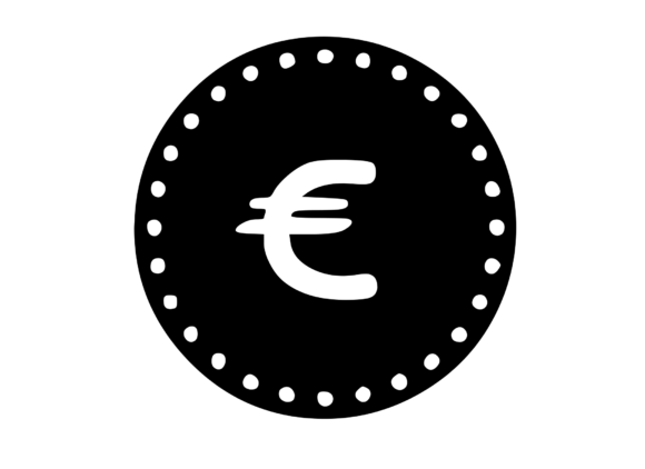 Review: Mono Minted Gold Coin Symbol SVG for Graphics and Crafts