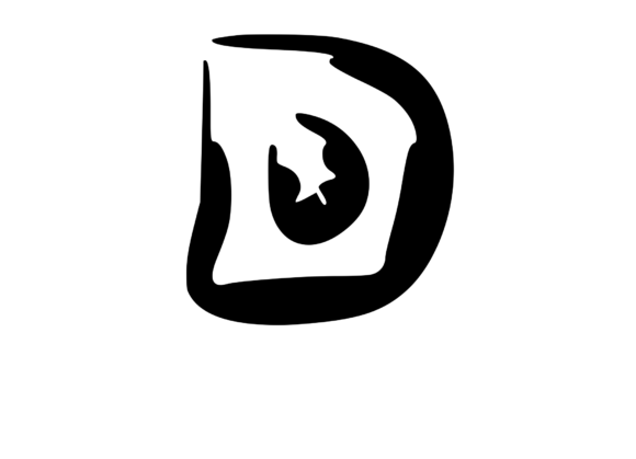 Rounded Fat Marker Pen Mono Letter D: A Versatile Graphics Tool for Crafts